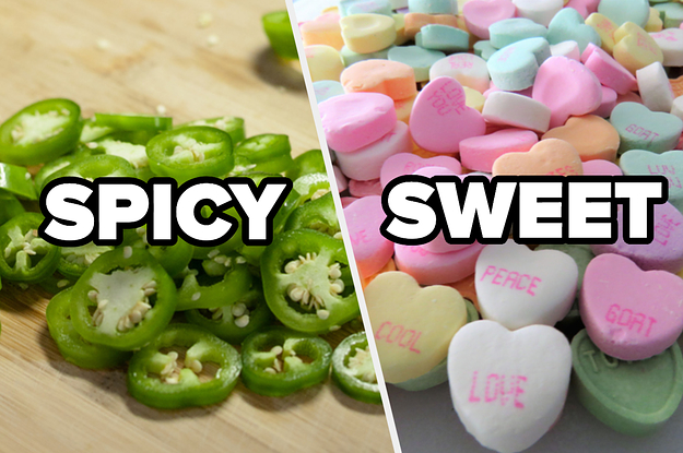 Jalapeños and candy.