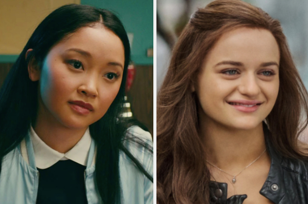 Lara Jean from "To All the Boys" is on the left with Elle from "Kissing Booth" on the right