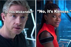 is this wakanda? no it's kansas line from black panther