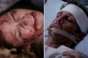 Lexie and Derek dying on 