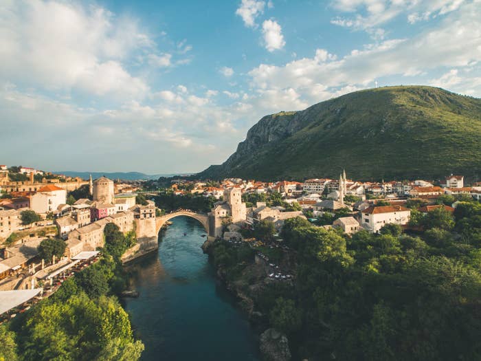 Landscape of Mostar