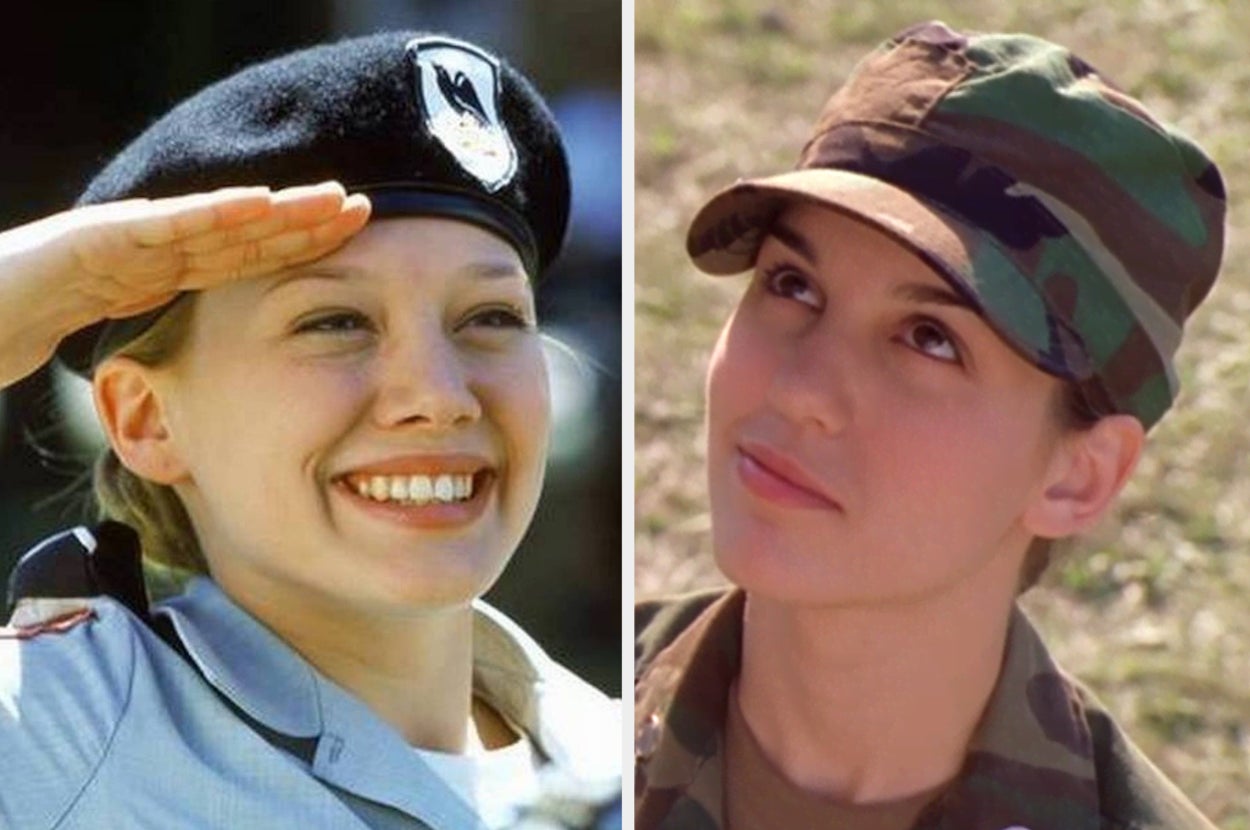 A happy Cadet Kelly next to the intimidating Captain Stone
