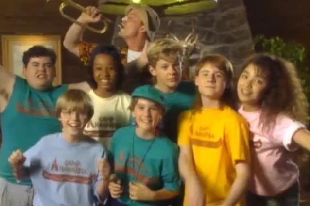 A screen grab of the cast from &quot;Salute Your Shorts.&quot;