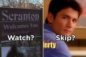 The Office and One Tree Hill opening credits