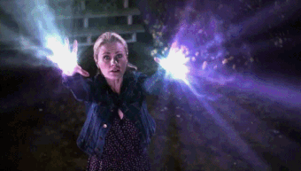 Sookie&#x27;s hands glowing with magic
