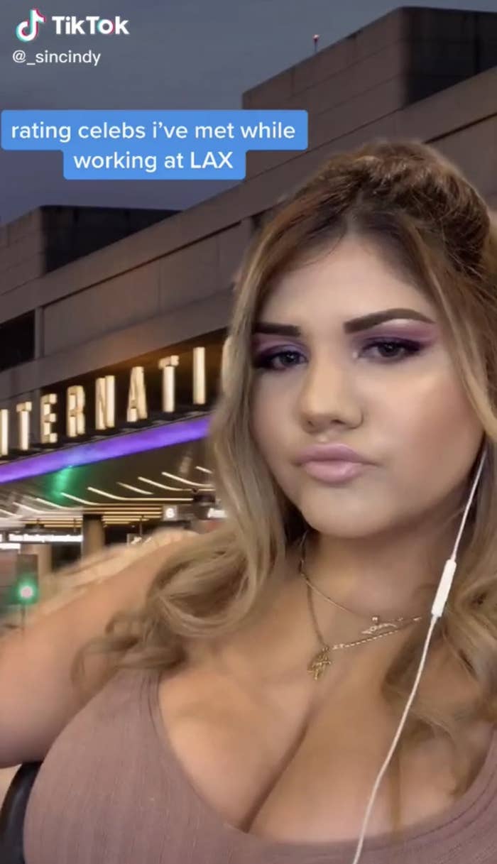 Screenshot of Cindy on TikTok