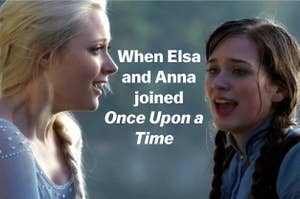 when Elsa and Anna joined Once Upon a Time