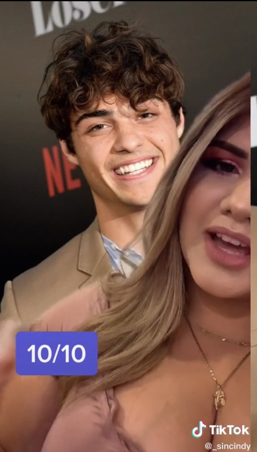 Cindy ranking Noah Centineo 10/10