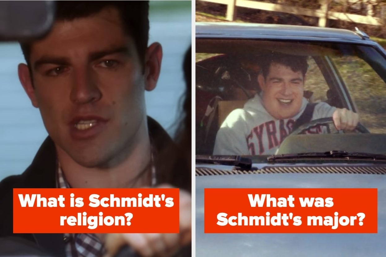 &quot;What is Schmidt&#x27;s religion?&quot; and &quot;What was Schmidt&#x27;s major?&quot; with 2 pictures of him in the car