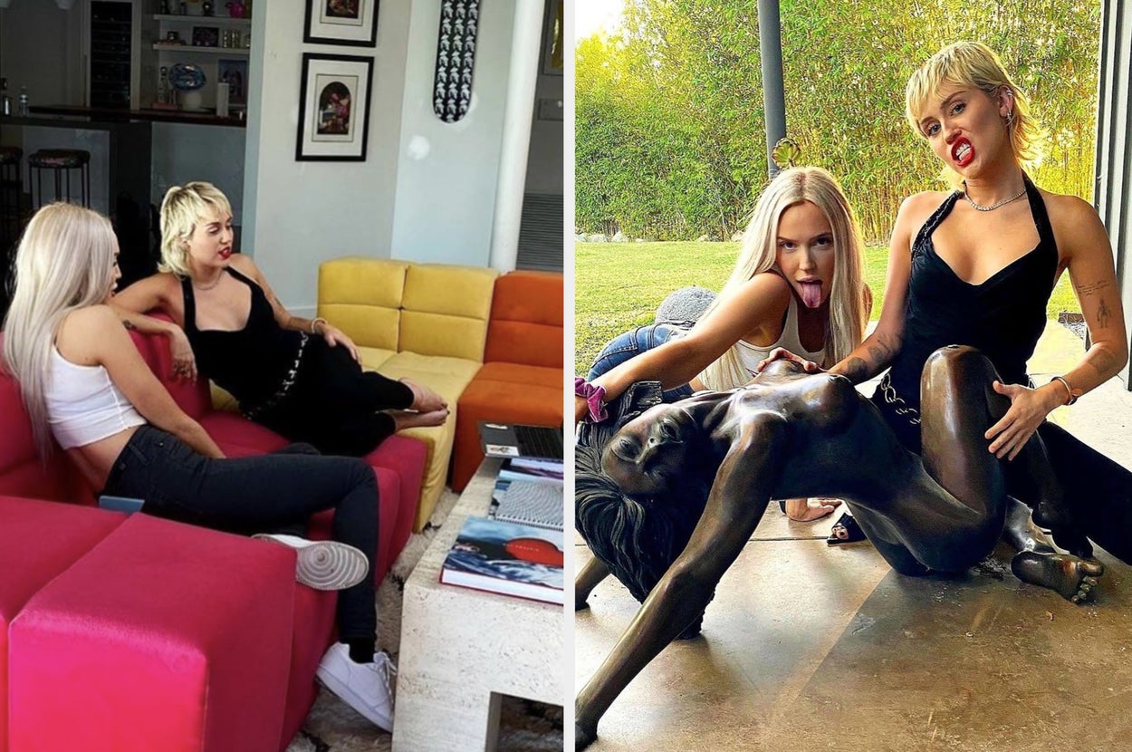 Miley Cyrus and "Call Her Daddy" podcast host Alexandra Cooper