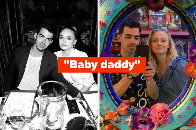 sophie turner joe jonas baby daddy caption