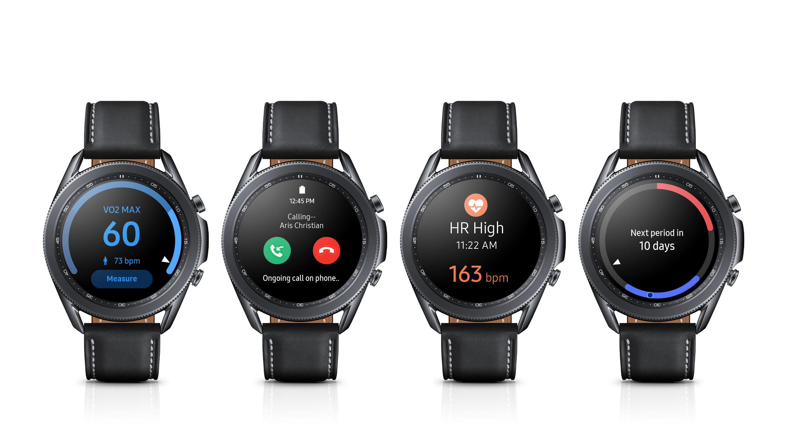 The Samsung Galaxy Watch3&#x27;s V02 max, Trip Detection, Heart Rate, and Glow App features