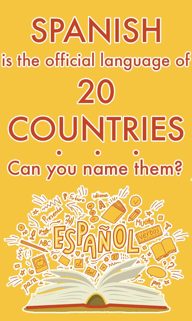 Spanish is the official language of 20 countries. Can you name them?