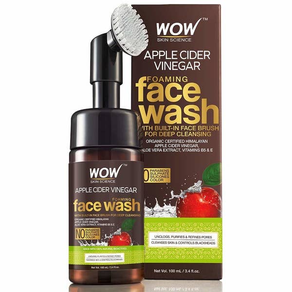 apple cider facewash from wow
