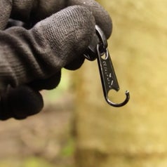 How to make a fishing hook out of a zipper