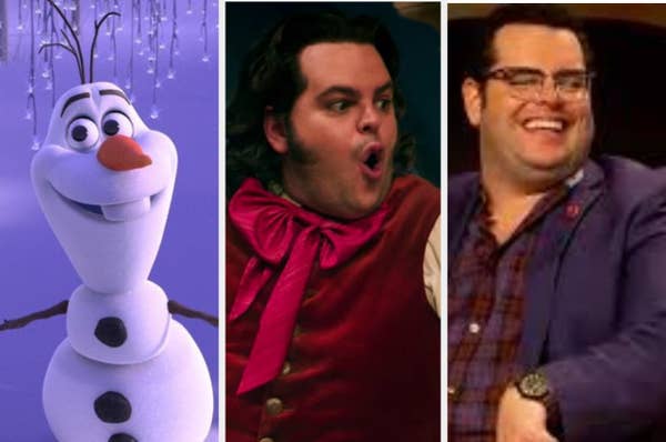 Josh Gad as Olaf and LeFou