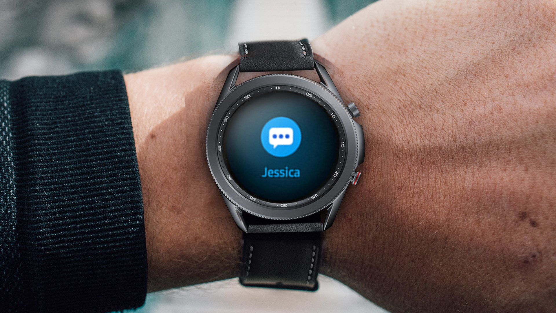 The Samsung Galaxy Watch3&#x27;s call and text feature