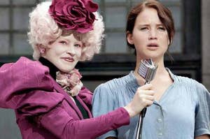 Effie and Katniss from The Hunger Games