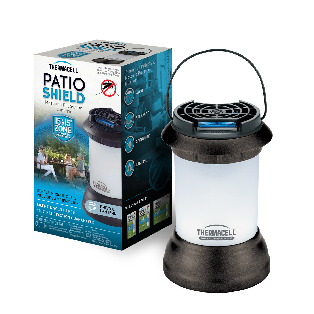 The Thermacell Bristol Mosquito Repellent Patio Shield Lantern