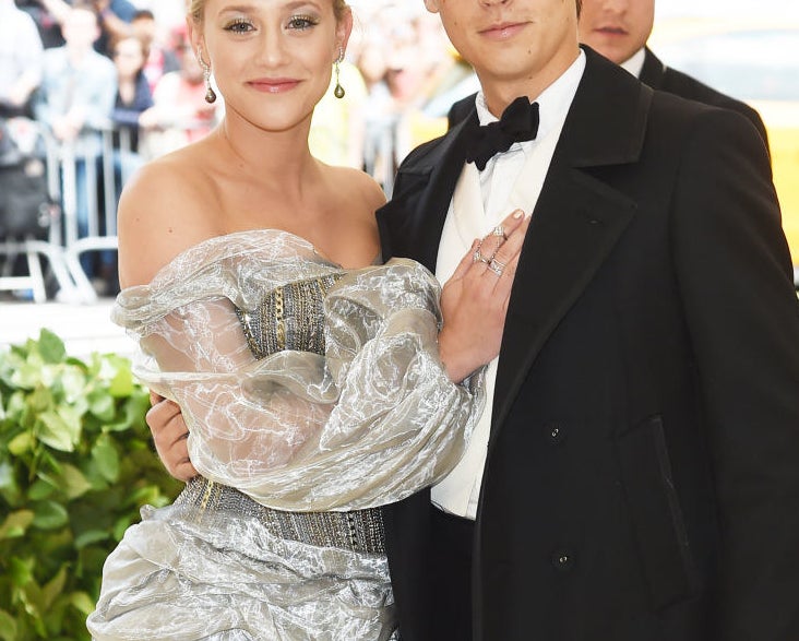 Lili Reinhart and Cole Sprouse coupled together at a Hollywood event