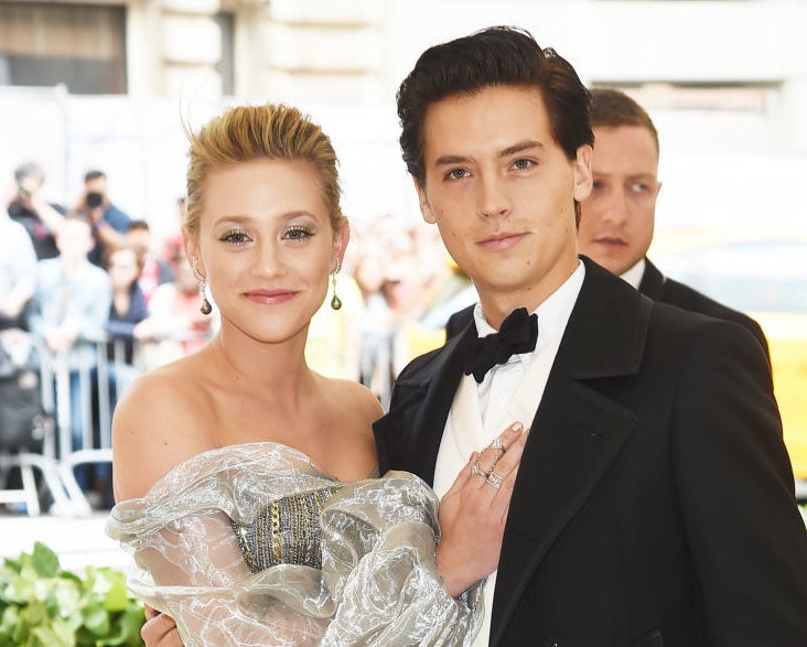 Lili Reinhart and Cole Sprouse coupled together at a Hollywood event