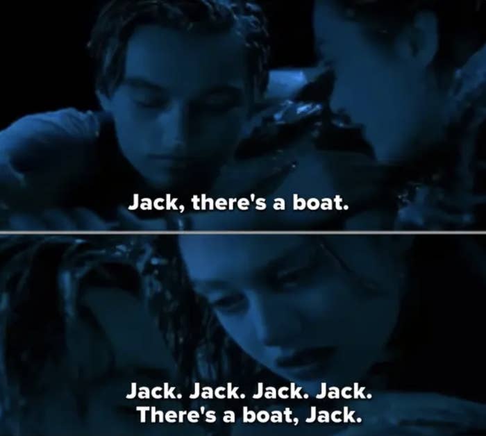 Rose spotting a boat at the end of &quot;Titanic&quot;