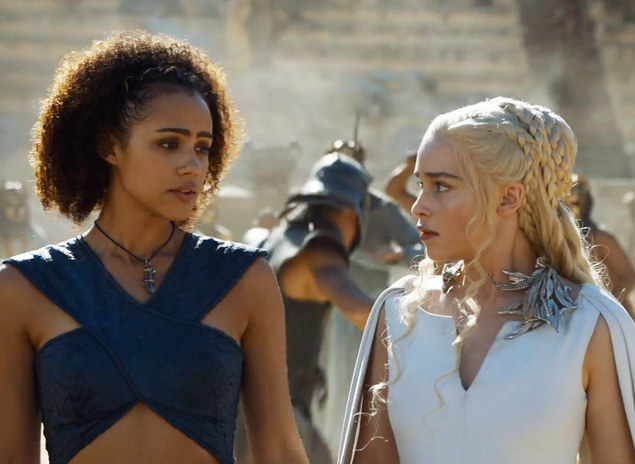 Missandei and Daenerys from &quot;Game of Thrones&quot;