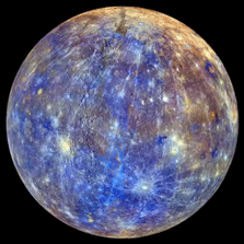 A GIF of Mercury rotating.