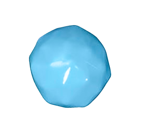 up-close shot of the gel yuck-e ball