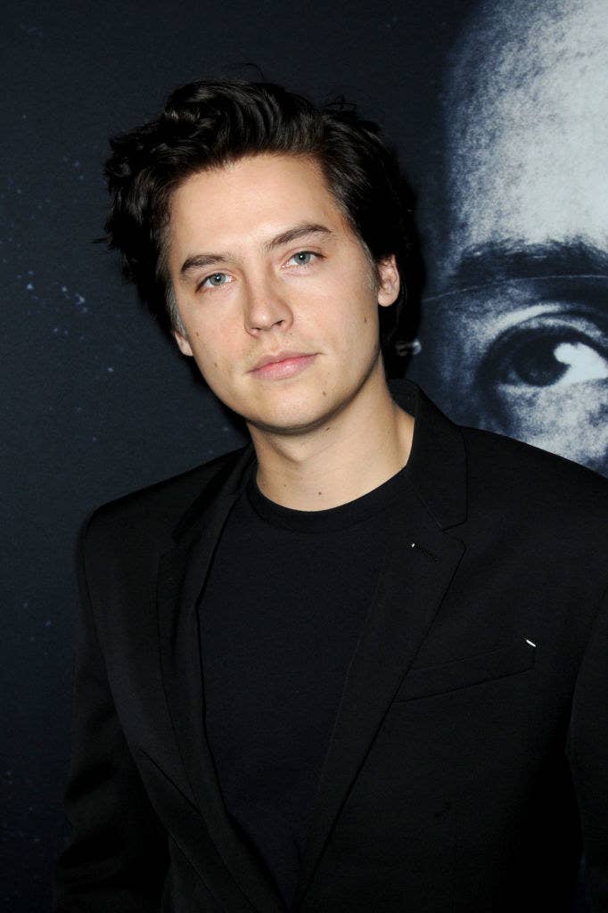 Cole Sprouse posing at a Hollywood event