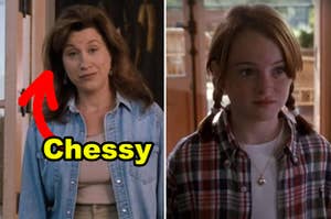 Side-by-side of Chessy and Annie in "The Parent Trap"