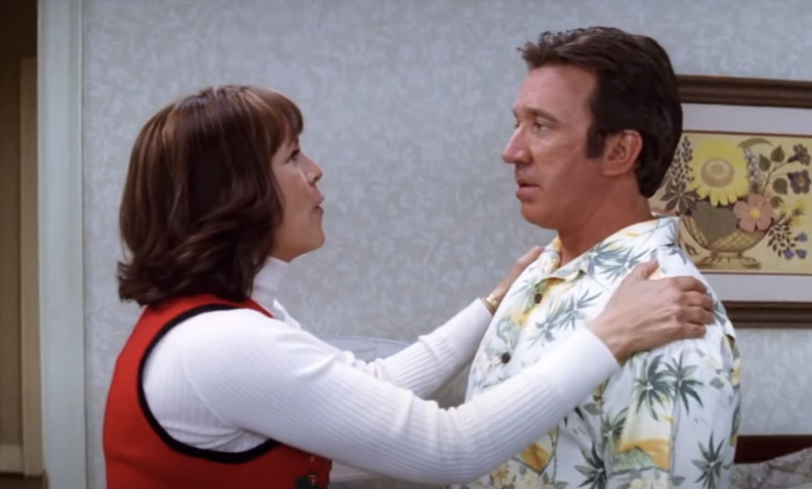 Jamie Lee Curtis and Tim Allen in a scene from the movie