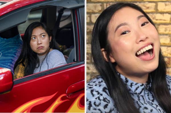 20 Actors Sharing Resemblance With Their Own Characters 19 Awkwafina as Nora
