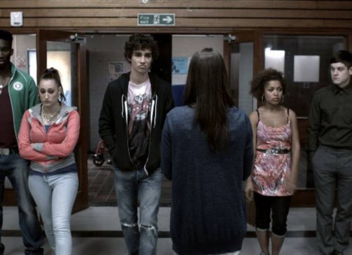 A screenshot from the show Misfits.