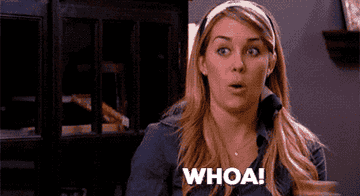 Lauren Conrad on the hills looking blown away and saying, &quot;whoa&quot;