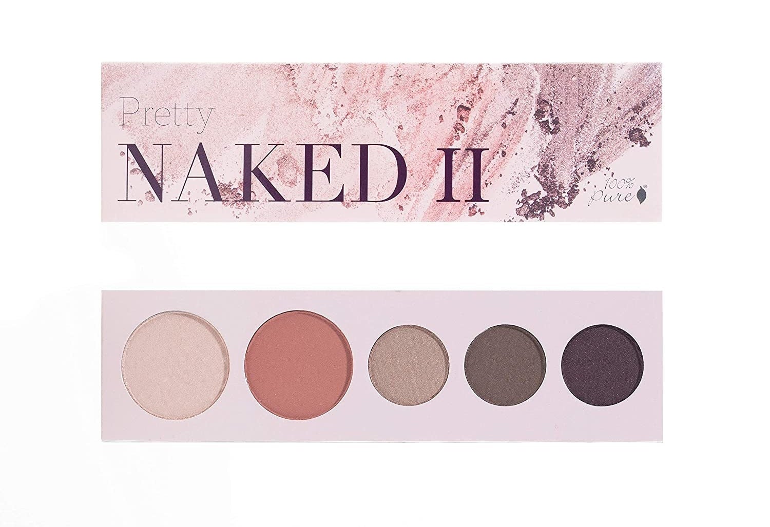 the pretty naked II palette with five different shades