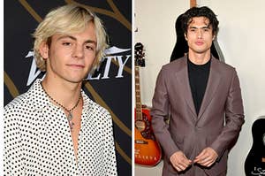 Ross Lynch and Charles Melton.