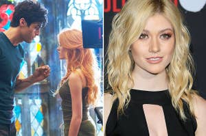 Matthew Daddario and Kat McNamara behind the scenes of 