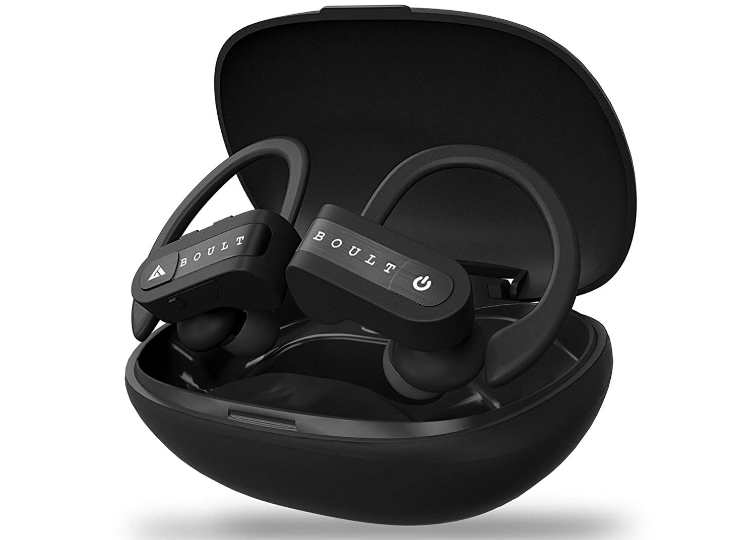 Boult Audio AirBass MuseBuds in black.