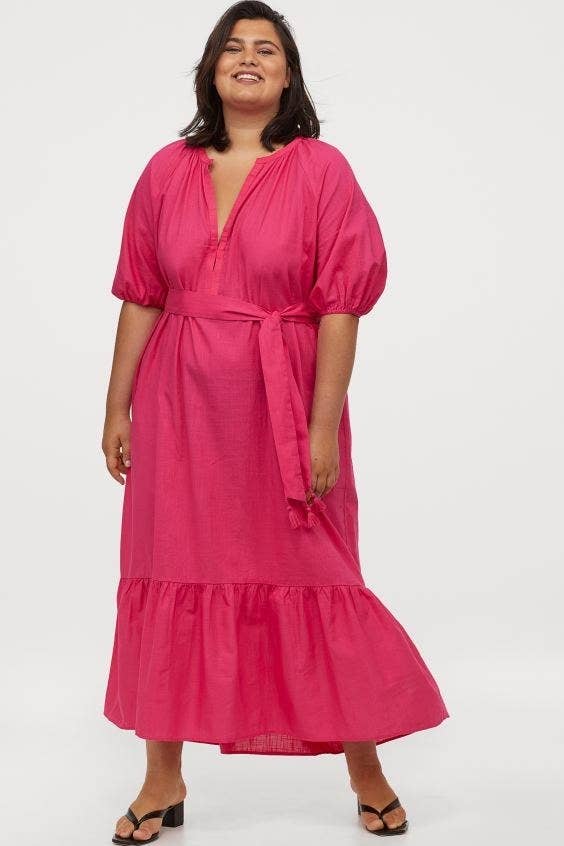 chinese dress ladies Plus Size Glitter High-Low Maxi Dress with Front Slit  Ever-Pretty Plus