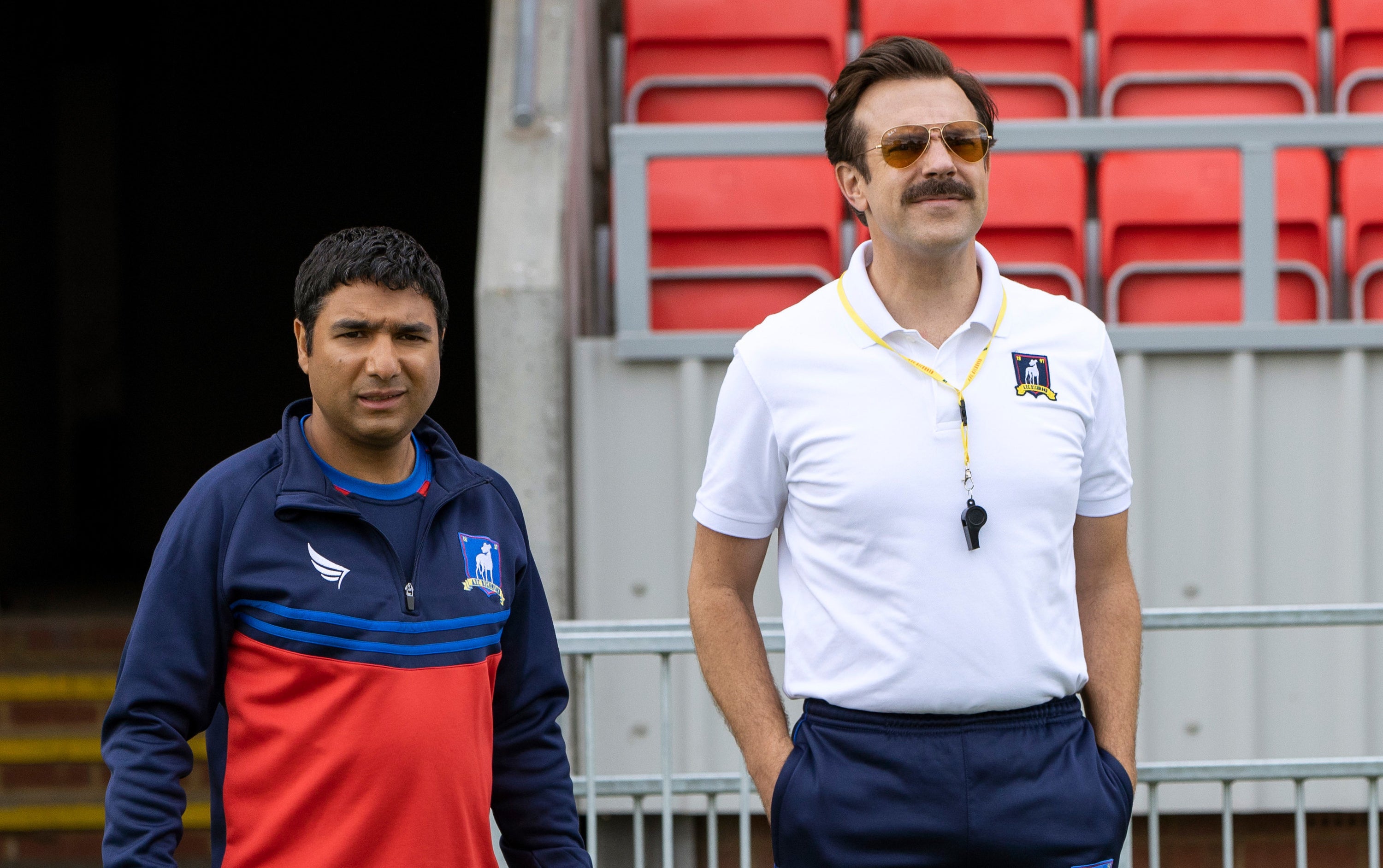 Nick Mohammed and Jason Sudeikis in &quot;Ted Lasso&quot;