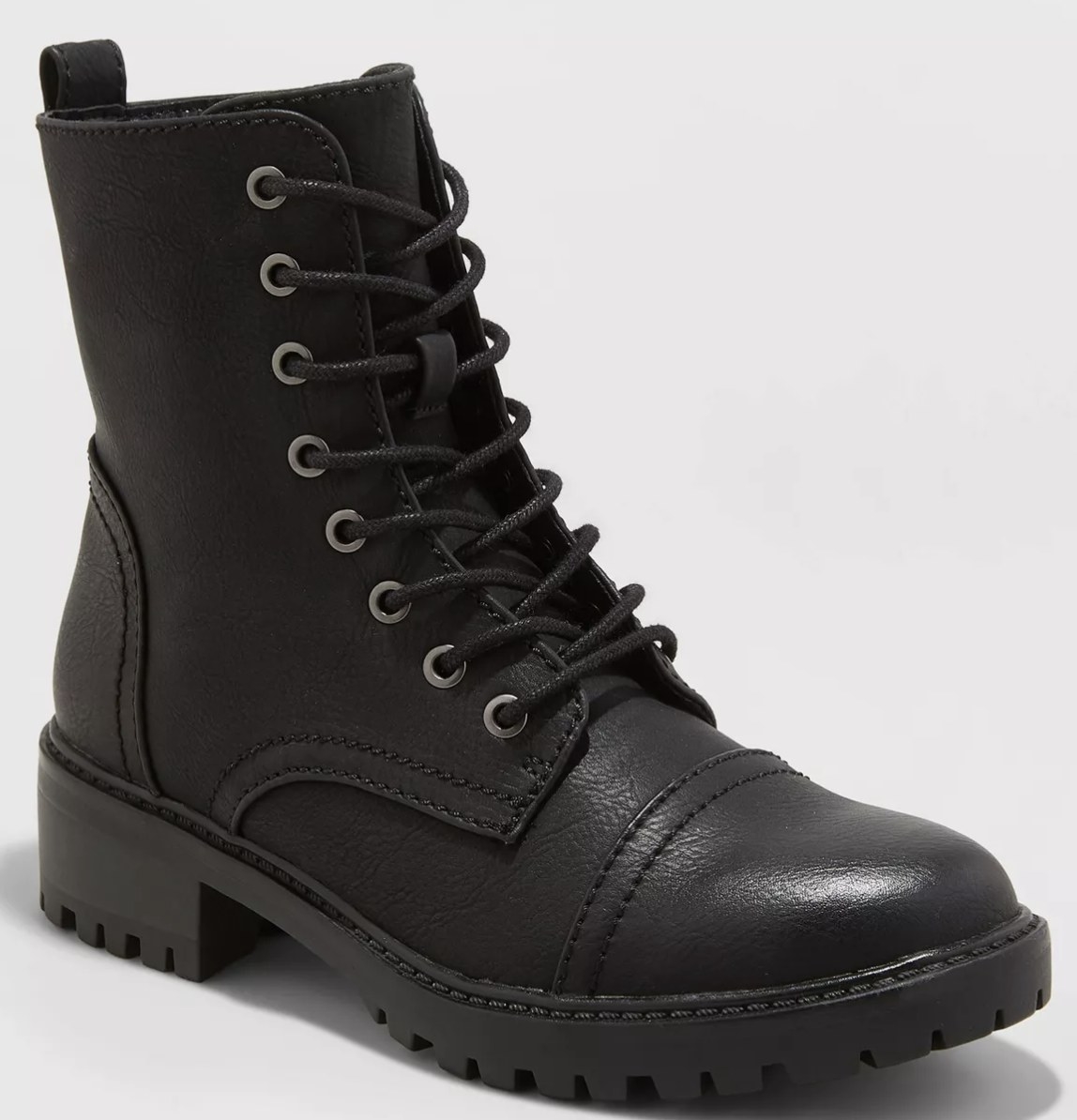 white combat boots target