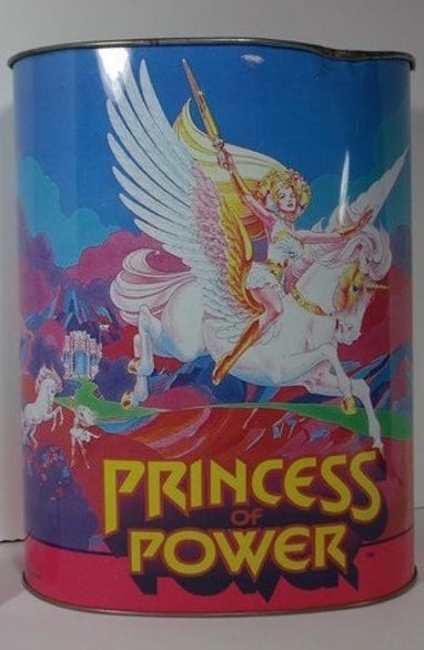 Metal She-Ra Princess of Power trashcan.