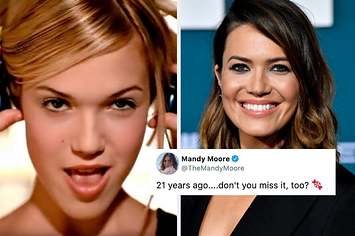 Mandy Moore commemorating 21 years of "Candy"