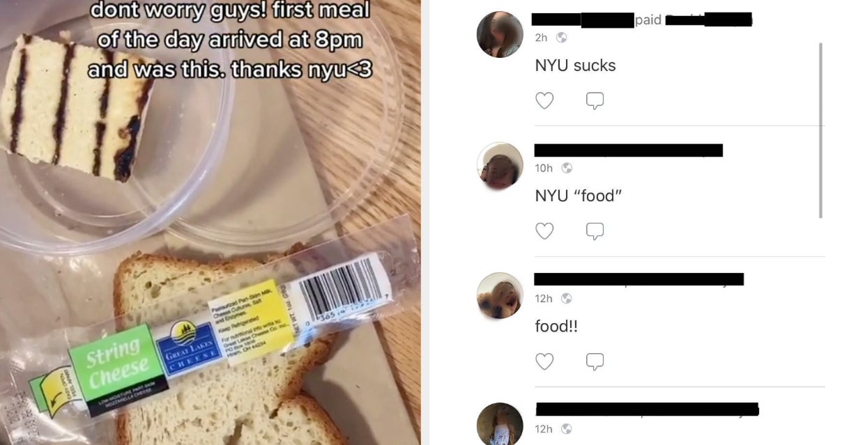 NYU Students Get Venmo Donations For Their Sad Quarantine Meals
