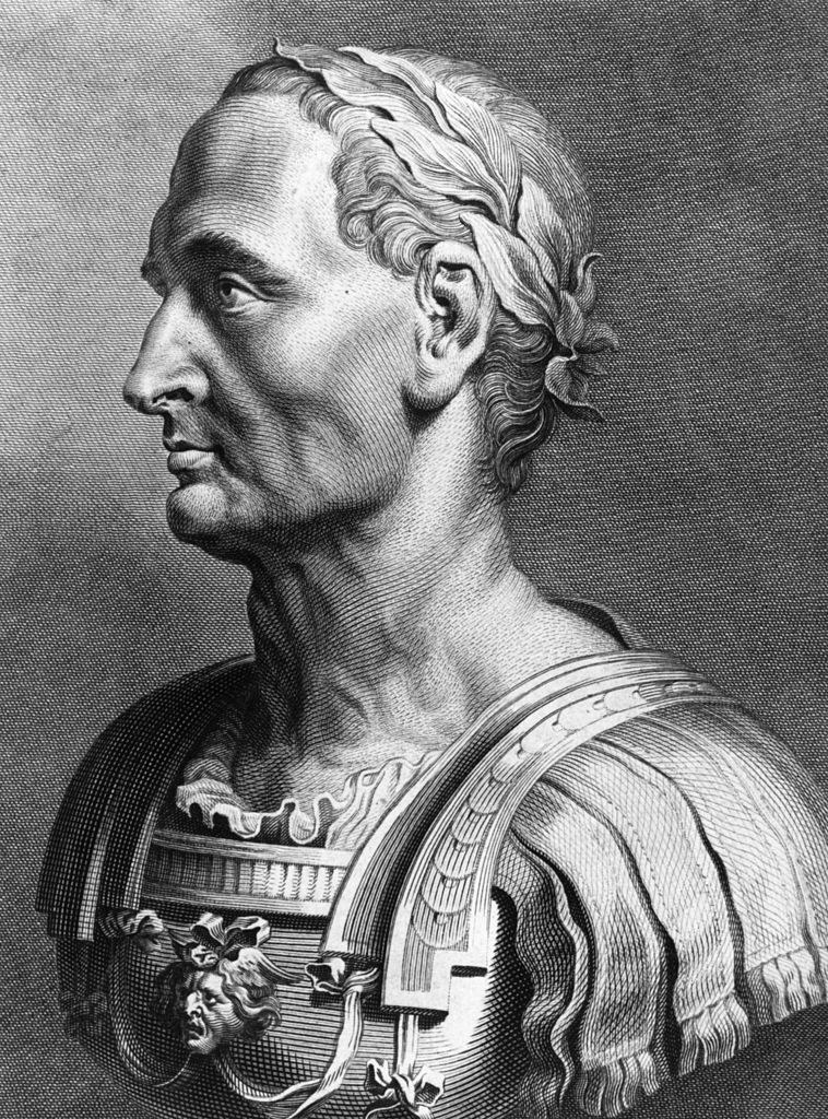 A drawing of Augustus Caesar 