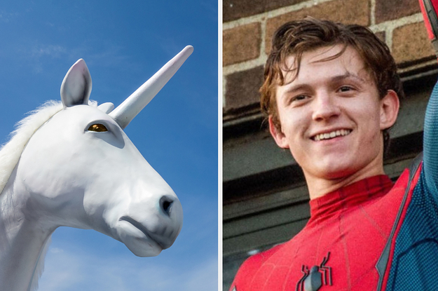 A unicorn and peter parker
