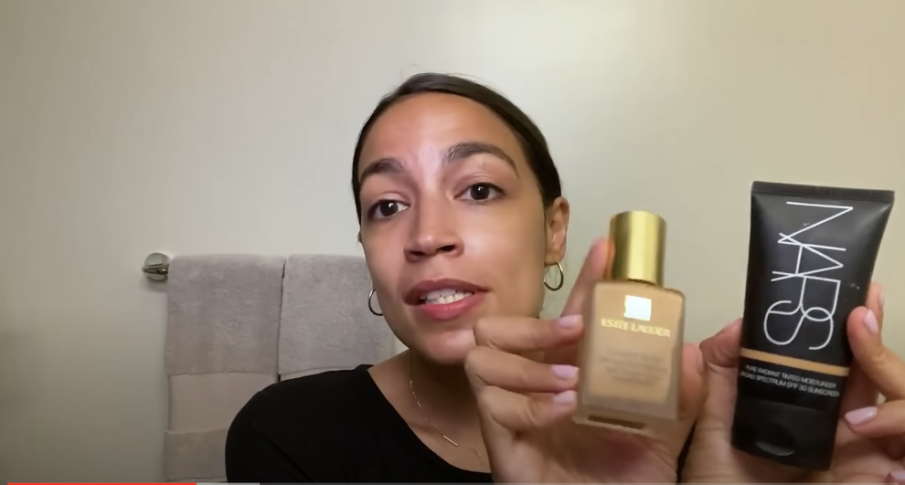 Alexandria Ocasio-Cortez's Skincare And Makeup Products