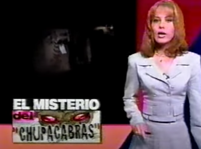 A screenshot of a host of Primer Impacto talking about the chupacbara