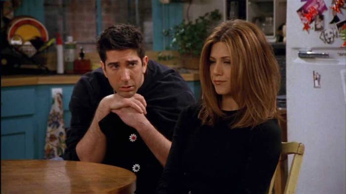 Ross and Rachel break up on &quot;Friends&quot;